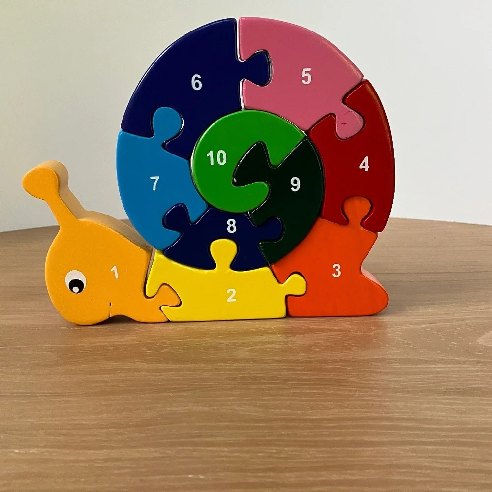 Wooden Snail Puzzle